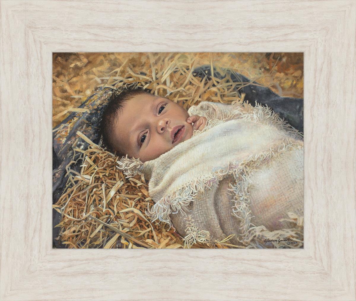 Born This Day by Liz Lemon Swindle - Inspirational Christian Art Print for Home Decor, Gifts & Holiday Celebrations