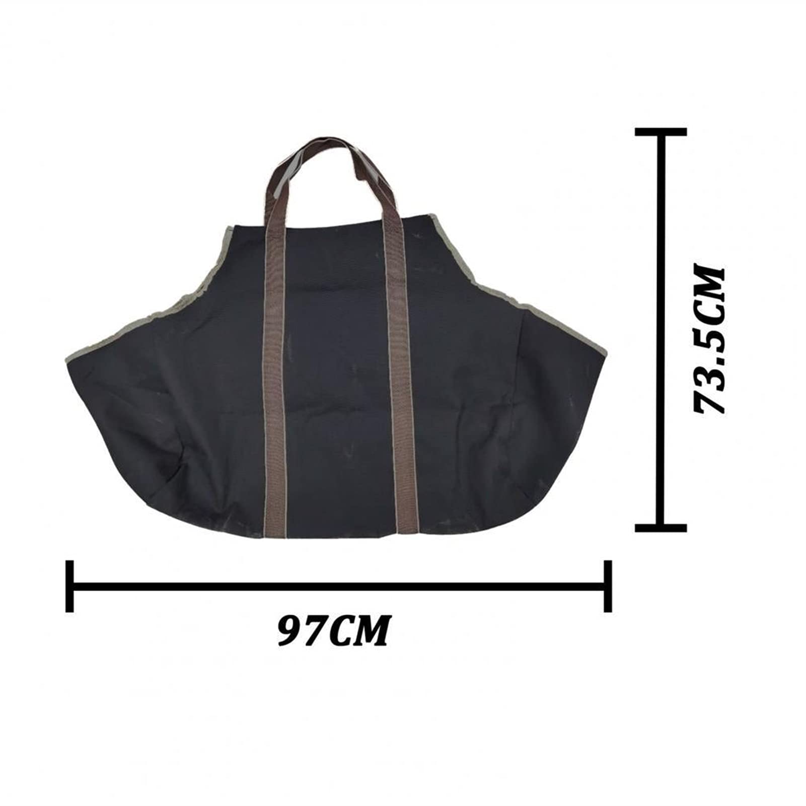 Firewood Log Rack - Heavy Duty Canvas Firewood Carrier Bag for Fireplace, Camping & Outdoor Use - Portable Wood Storage Tote for Indoor/Outdoor Firewood Handling - Perfect for Fireplace, Backyard, Picnic & Camping Trips