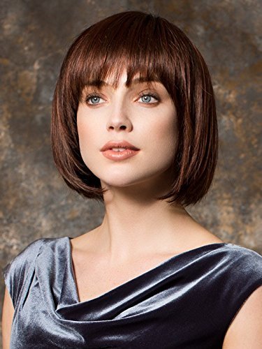 Ellen Wille Change Wig - Dark Chocolate Mix Synthetic Hairpiece for Women | Perfect for Everyday Wear, Cosplay & Special Occasions