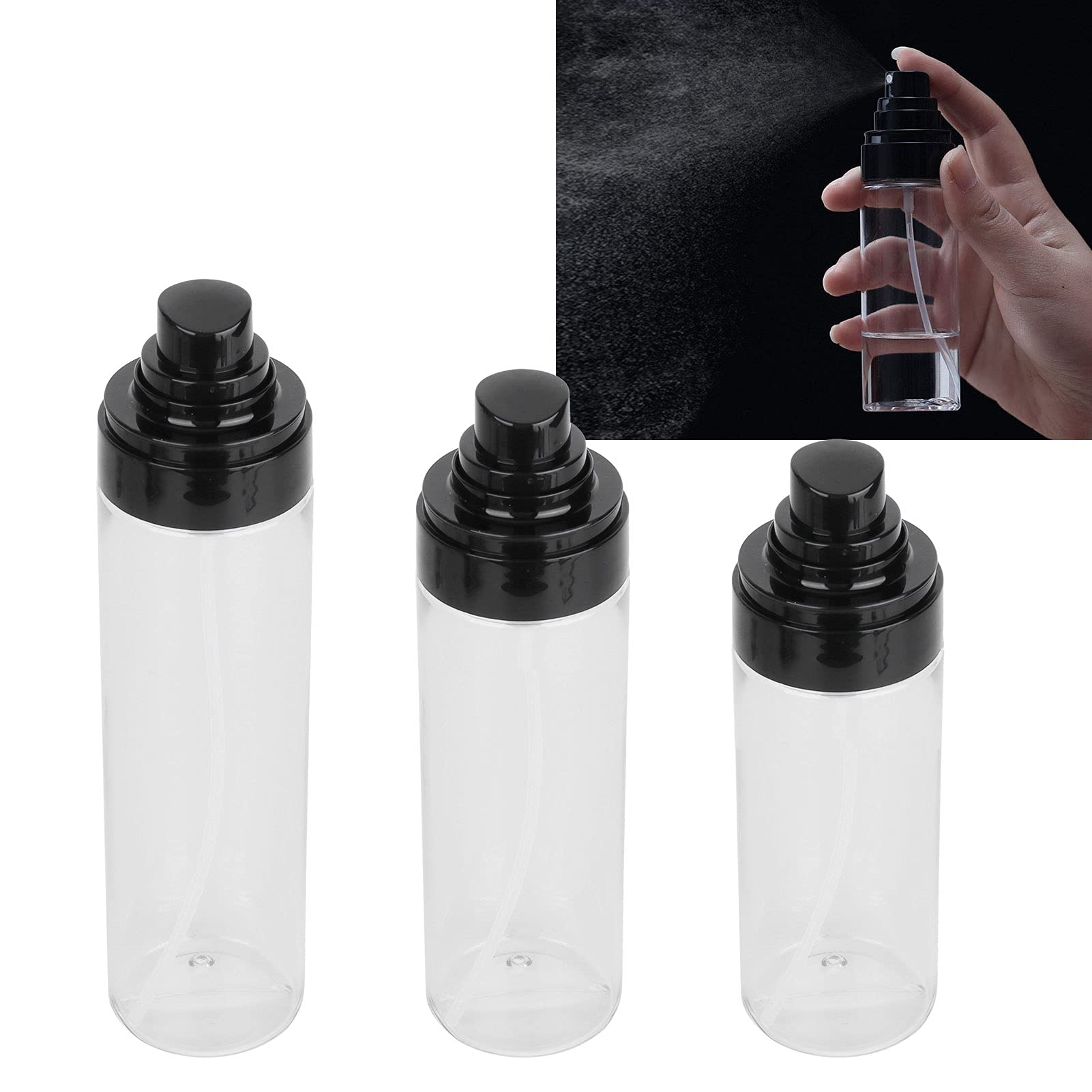 UBERSWEET® Empty Spray Bottles - BPA-Free Refillable Leakproof Travel Bottles for Beauty, Salon & Bathroom Use | Perfect for Haircare, Skincare & Cleaning Solutions