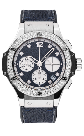 Hublot Big Bang Jeans Stainless Steel & Diamond Unisex Watch - Luxury Swiss Timepiece for Men & Women | Perfect for Business, Gifts & Special Occasions