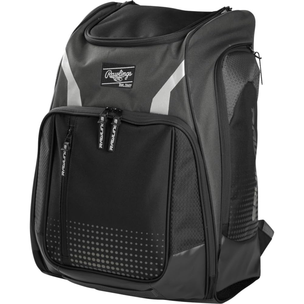 Rawlings Legion Backpack Equipment Bag for Baseball & Softball - Durable Sports Gear with Multiple Styles | Perfect for Training, Games & Travel