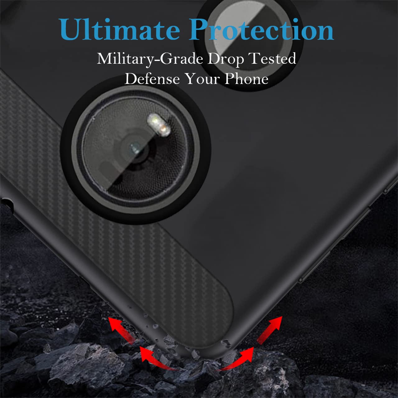 Custom Personalized Photo Text Name Motorola Moto Z4 Phone Case - Anti-Scratch Shock-Resistant Soft TPU Protective Cover (Black) - Perfect for Everyday Use, Travel & Gifts