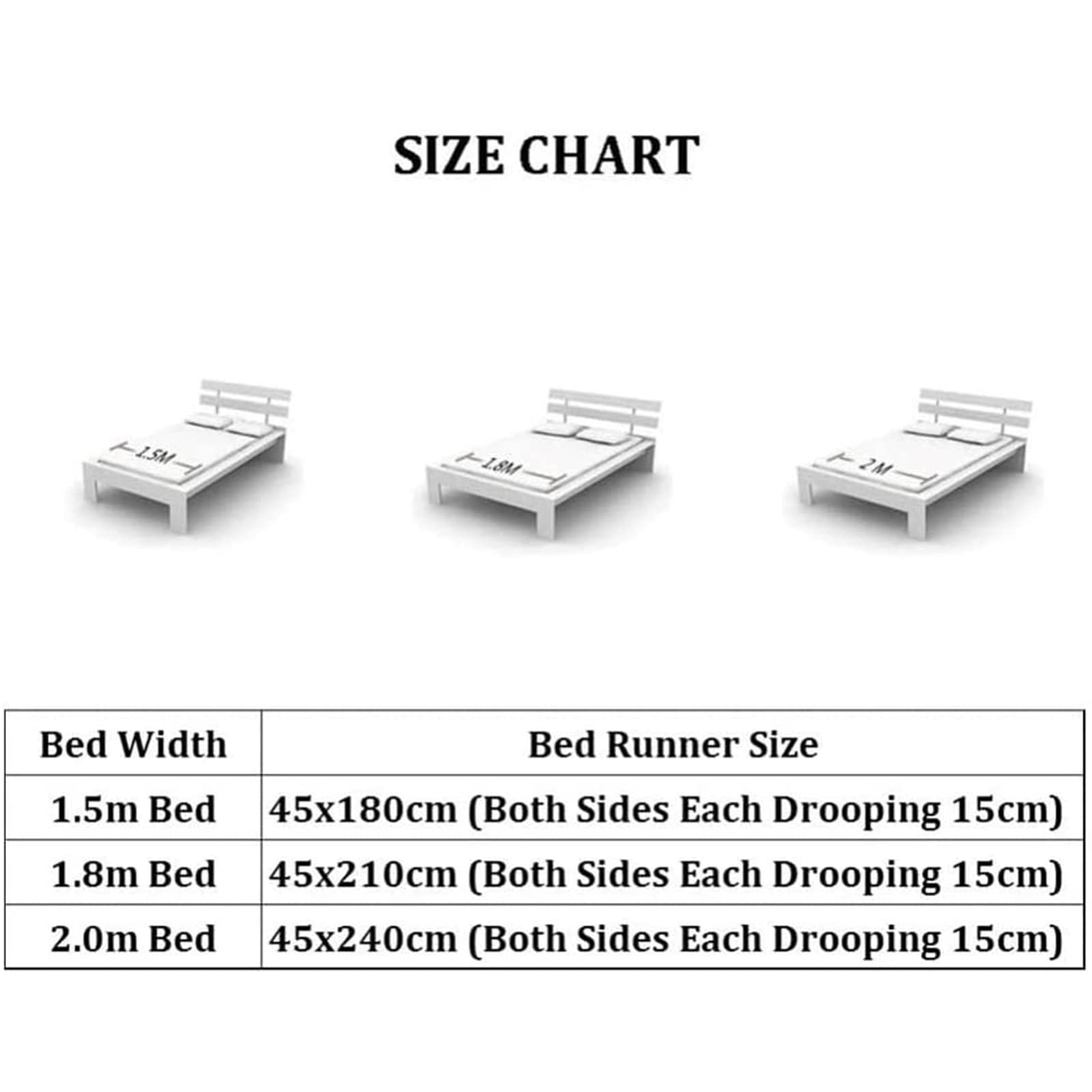 Dutch Velvet Bed Runner - Quilted Jacquard Argyle Pattern Reversible Bedspread (45x240cm) - Luxury Bedding Scarf for Bedroom, Hotel & Wedding Room Decoration - Perfect for Queen & King Size Beds