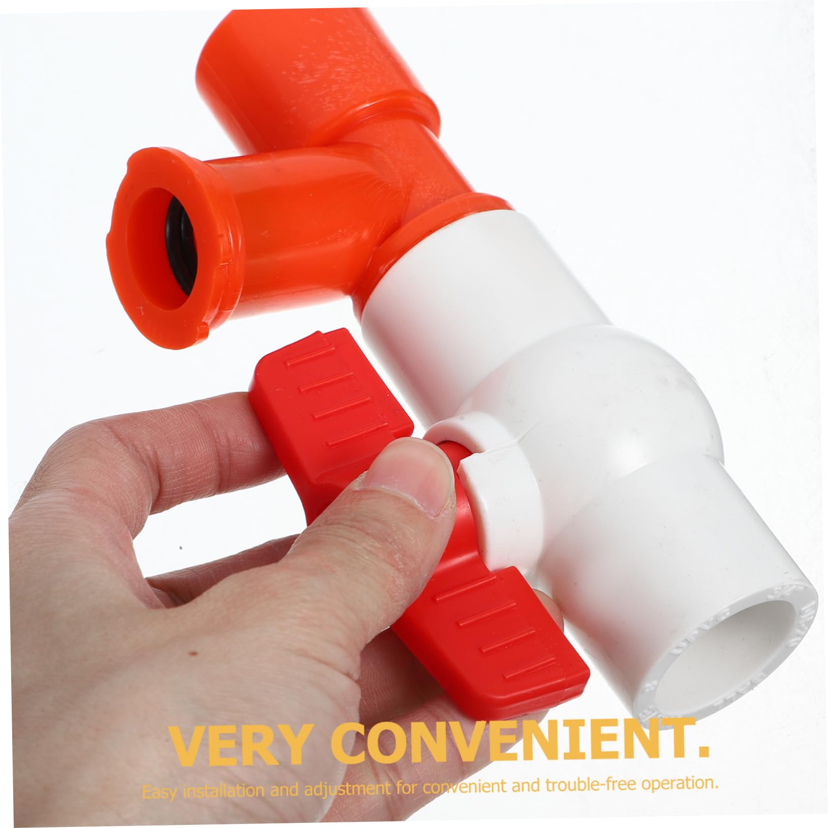 CIYODO Poultry Farm Water System: End Valve Pressure Regulator with Water Level Display & Hose for Efficient Livestock Hydration