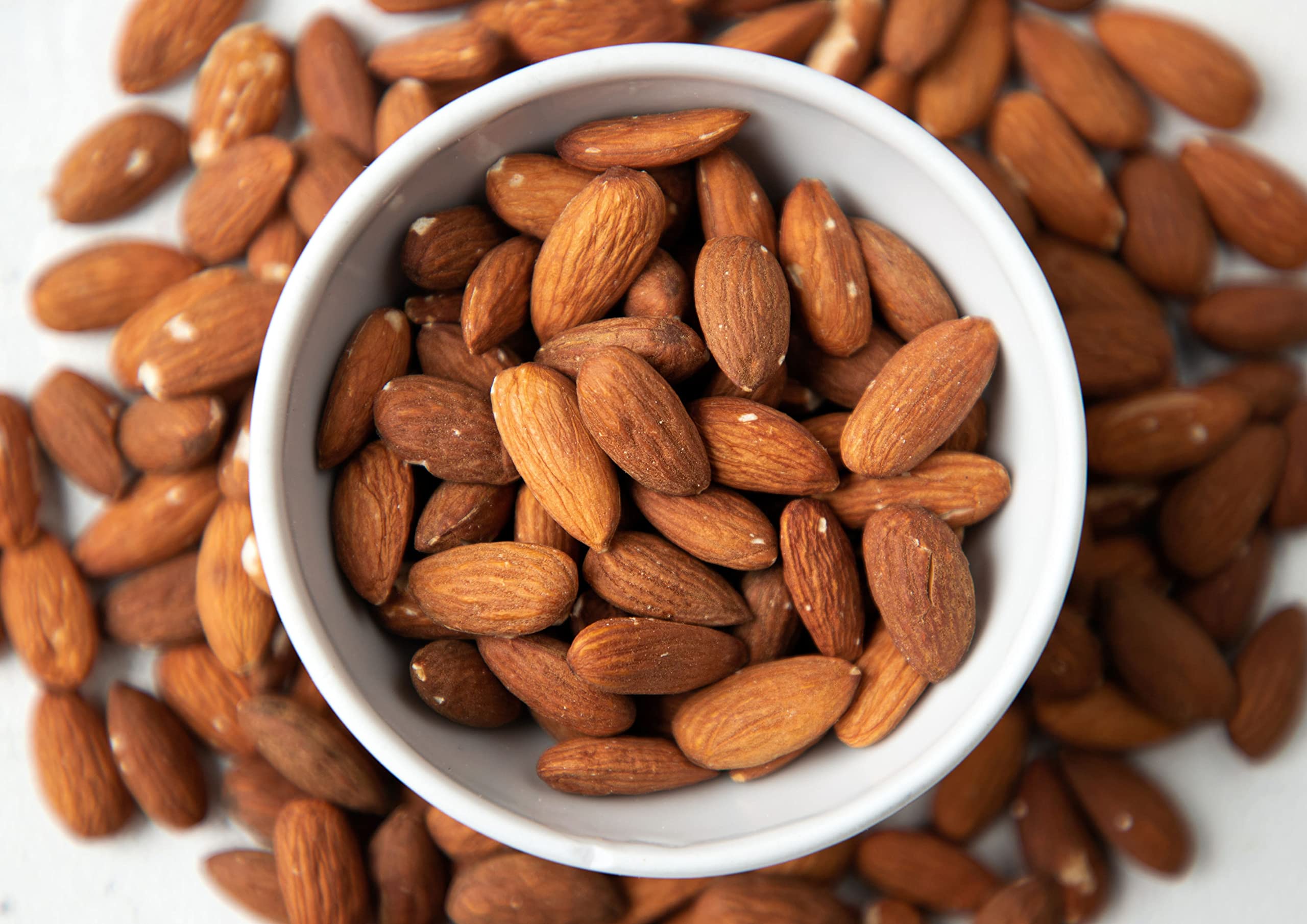 Food to Live Organic Dry Roasted Whole Almonds with Himalayan Salt - 5 lbs | Non-GMO, Vegan, Kosher Snack | High Protein & Essential Fatty Acids | Perfect for Healthy Snacking, Baking & Trail Mixes