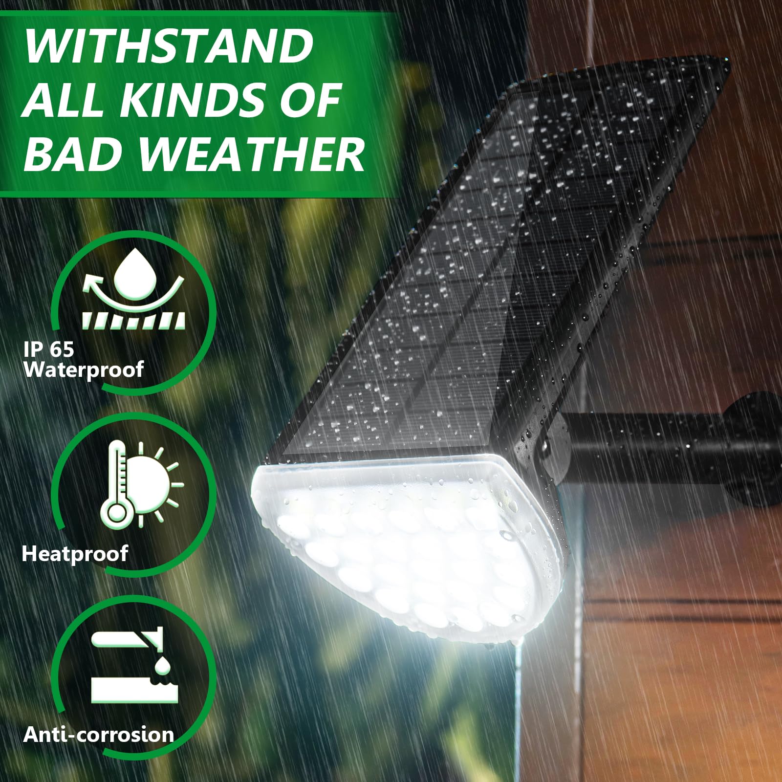 6-Pack JSOT Solar Powered Spotlights Outdoor Waterproof - 600LM Bright Solar Flood Lights for Garden, Yard, Path, Fence & Landscape Lighting (Cool White) - Perfect for Illuminating House Exteriors, Flags & Outdoor Decor at Night