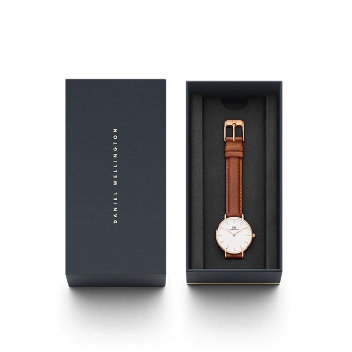 Daniel Wellington Petite Durham DW00100228 Women's Minimalist Watch - Elegant & Slim Design for Everyday Wear, Office, and Special Occasions