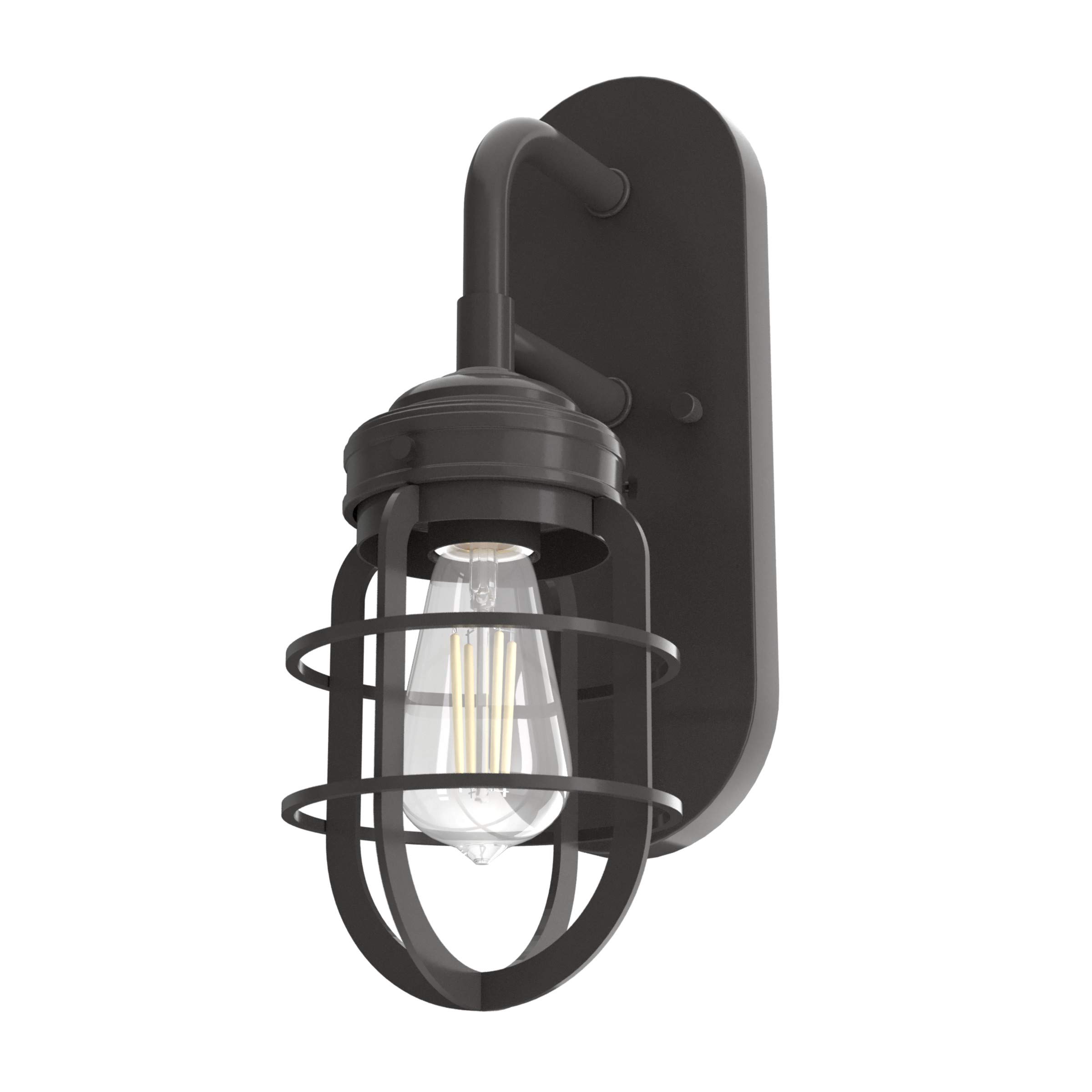 Hunter Fan Company 19040 Starklake Wall Sconce in Noble Bronze Finish - Elegant Lighting for Bedroom, Living Room, and Hallway Decor