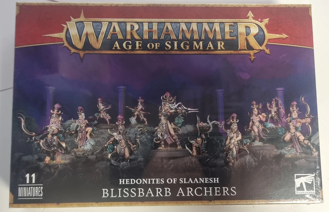 Age of Sigmar Hedonites of Slaanesh: Blissbarb Archers - Warhammer Fantasy Miniatures for Tabletop Gaming | Perfect for Collectors and Competitive Battles