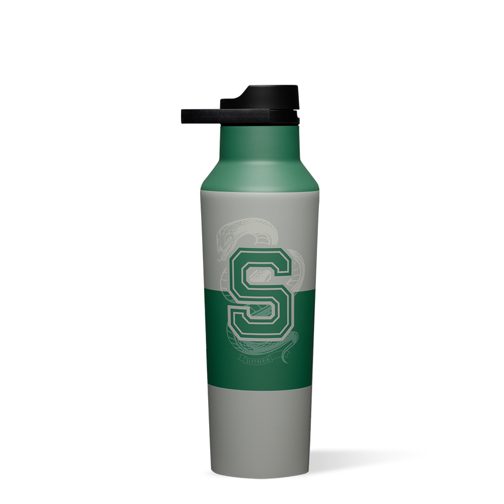 Harry Potter Stainless Steel Water Bottle - 20oz Insulated Sports Canteen for Hiking, Gym & School - Official Hogwarts House Themed Drinkware