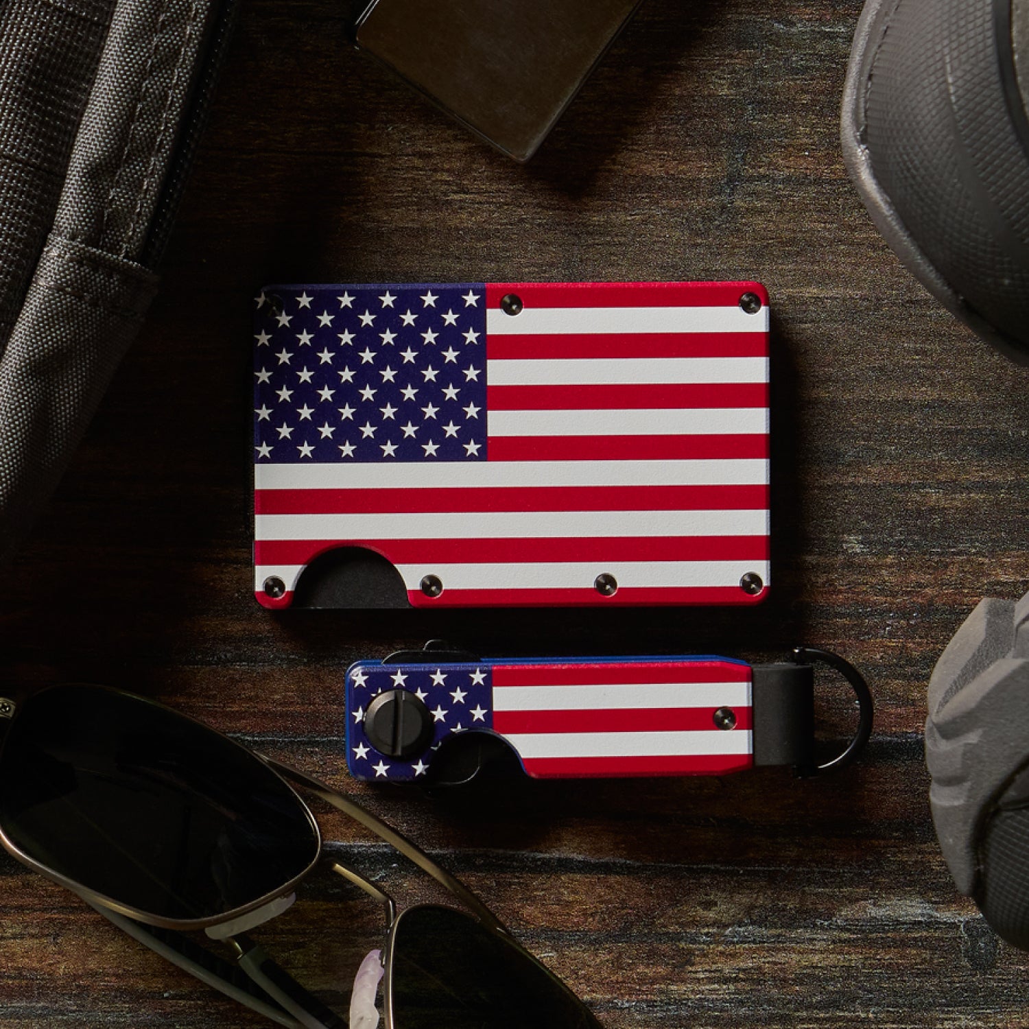 Daily Driver Kit - Stars & Stripes American Flag Car Accessories | Perfect for Patriotic Car Enthusiasts & 4th of July Decorations