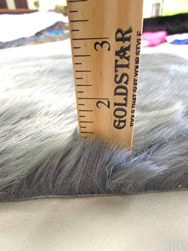 Ecoshag™ Short Shag Faux Fur Fabric by The Yard - DIY Coats, Costumes, Scarves, Rugs & Fashion Accessories (Oyster) - Perfect for Home Decor, Craft Projects & Winter Fashion