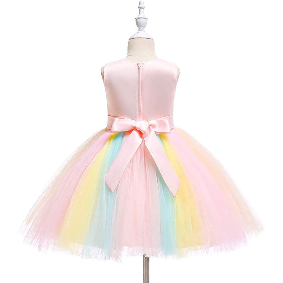 Unicorn Princess Costume for Girls - Sparkly Tulle Dress with Headband for Birthday, Pageant, Party, Carnival & Cosplay | Perfect for Dress Up, Halloween & Fantasy Play