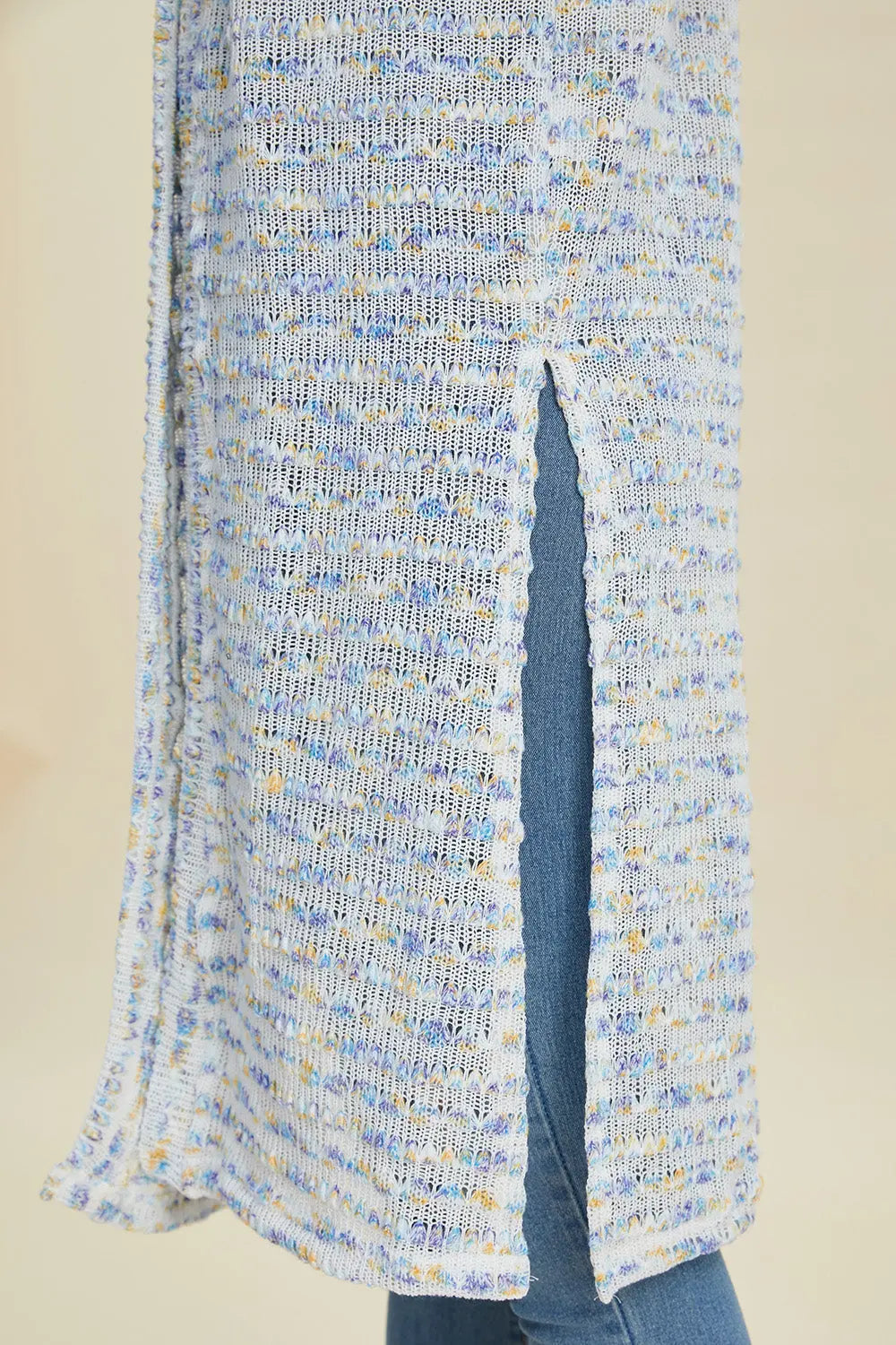 Double Take Full Size Open Front Longline Cardigan for Women | Soft & Cozy Knit Sweater | Perfect for Layering, Office Wear & Casual Outfits