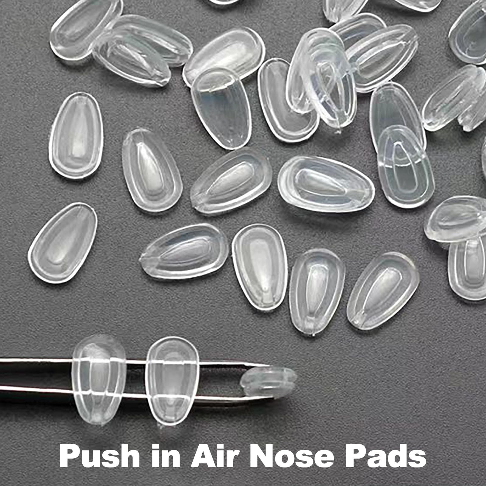 10 Pairs Soft Silicone Nose Pads for Oakley Sunglasses Replacement - Clear Anti-Slip Eyeglass Nose Pads for Comfortable Fit - Perfect for Sports, Reading & Everyday Use