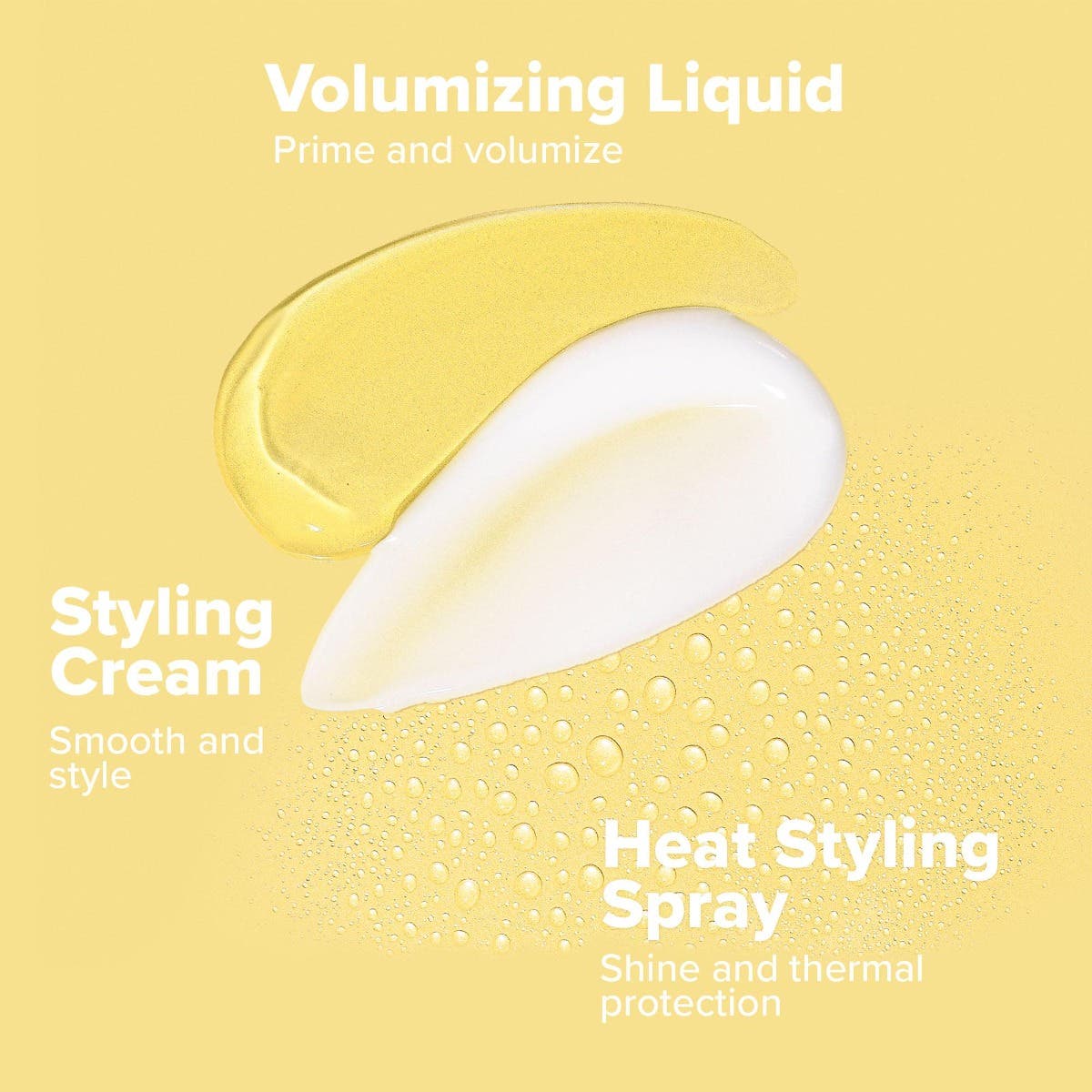 Clean Beauty Heat Protectant Styling Spray - Shield & Shine for Blowouts, Straightening & Curling - Vegan & Cruelty-Free