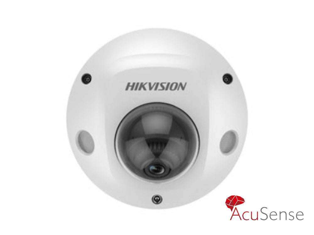 4MP DS-2CD2546G2-IS Dome Security Camera with AcuSense, SD Slot, IR LED, Built-in Microphone & PoE - Ideal for Home, Office & Business Surveillance