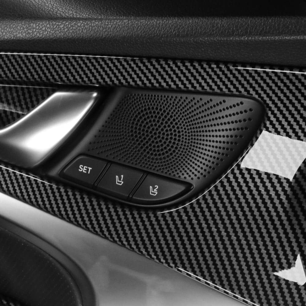 YOUTOOCAR ABS Carbon Fiber Door Panel Stripes for Genesis G70 2019-2023 - Interior Car Accessories Upgrade for Enhanced Style & Protection | Perfect for Customization & Car Shows
