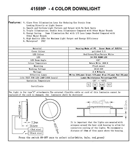 Scandvik 41559P A4 Ceiling Light RGBW - Modern Smart LED Panel for Living Room, Bedroom & Office Lighting