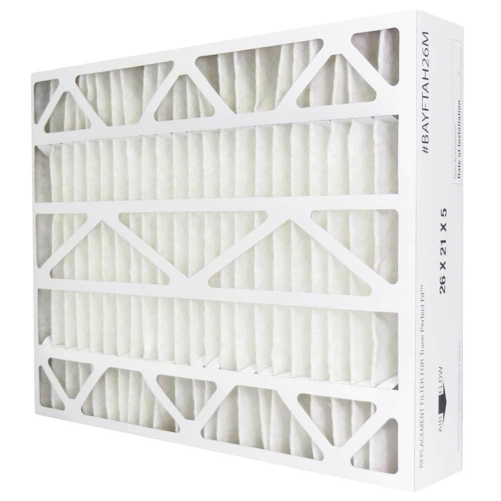 Atomic BAYFTAH26M 26x21x5 MERV 8 Trane Compatible Furnace Air Filter - 2 Pack | Perfect for Home HVAC System Maintenance & Allergen Reduction