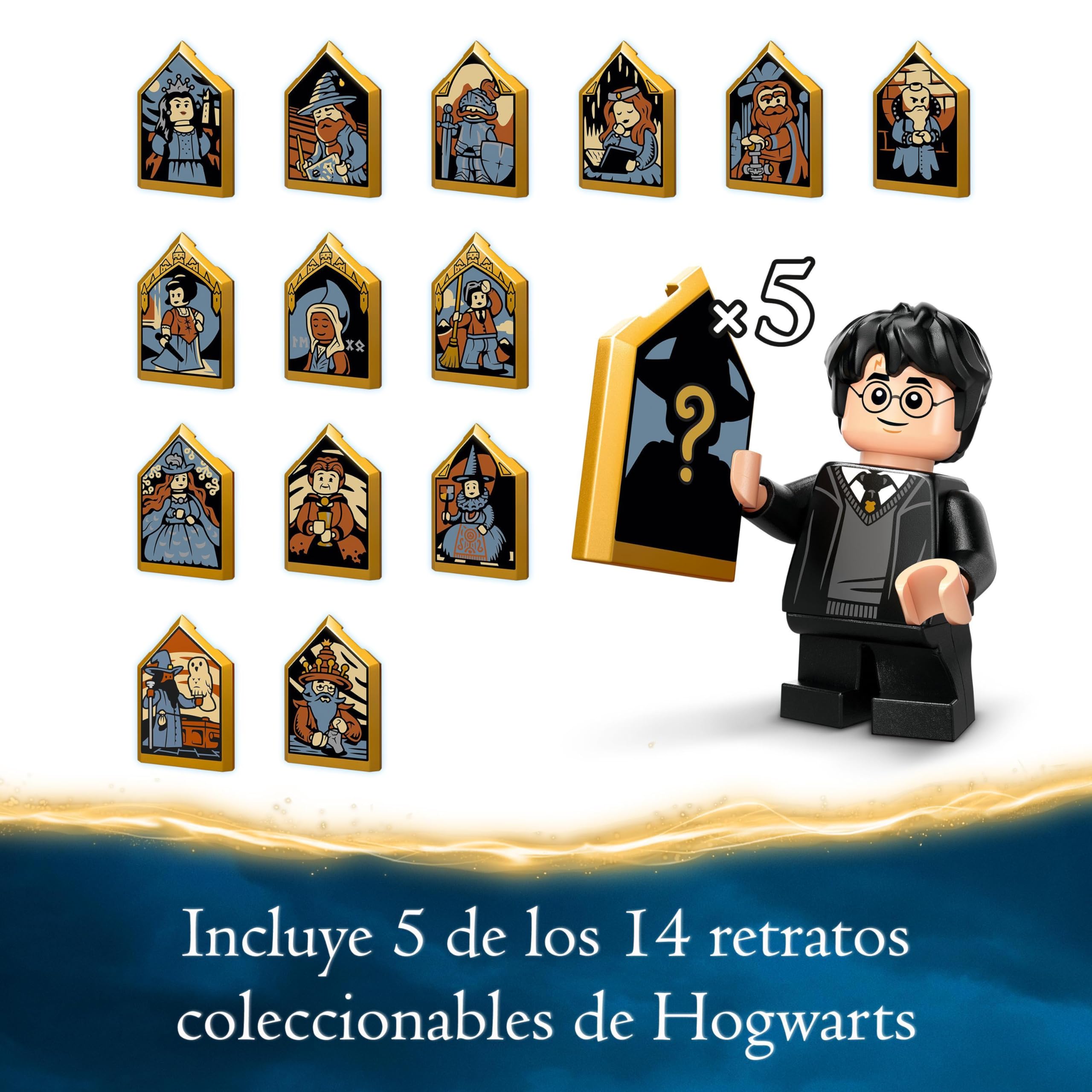 LEGO Harry Potter Hogwarts Castle: Great Hall Toy Set with 11 Minifigures Including Hermione Granger & Ron Weasley, Gift for Kids 10+ (76435) - Perfect for Harry Potter Fans, Birthday Gifts & Collectors