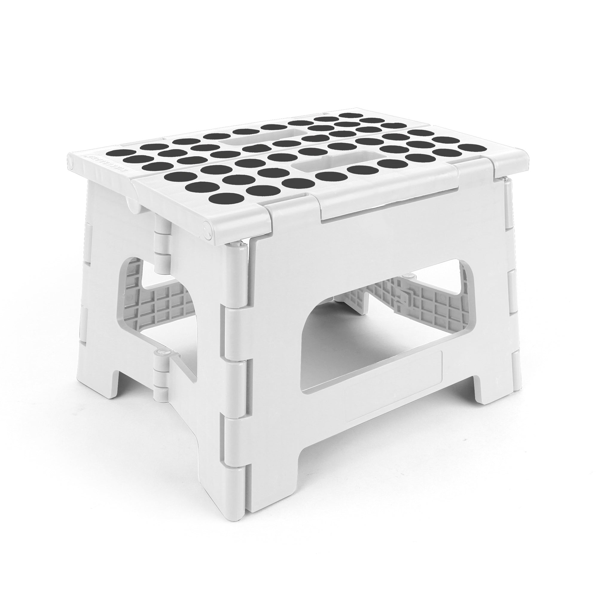 Rhino® II Step Stool - White | Non-Slip 2-Step Ladder for Home, Kitchen, Bathroom & Garage | Sturdy & Compact Stool for Adults & Kids | Perfect for Reaching High Shelves & Storage