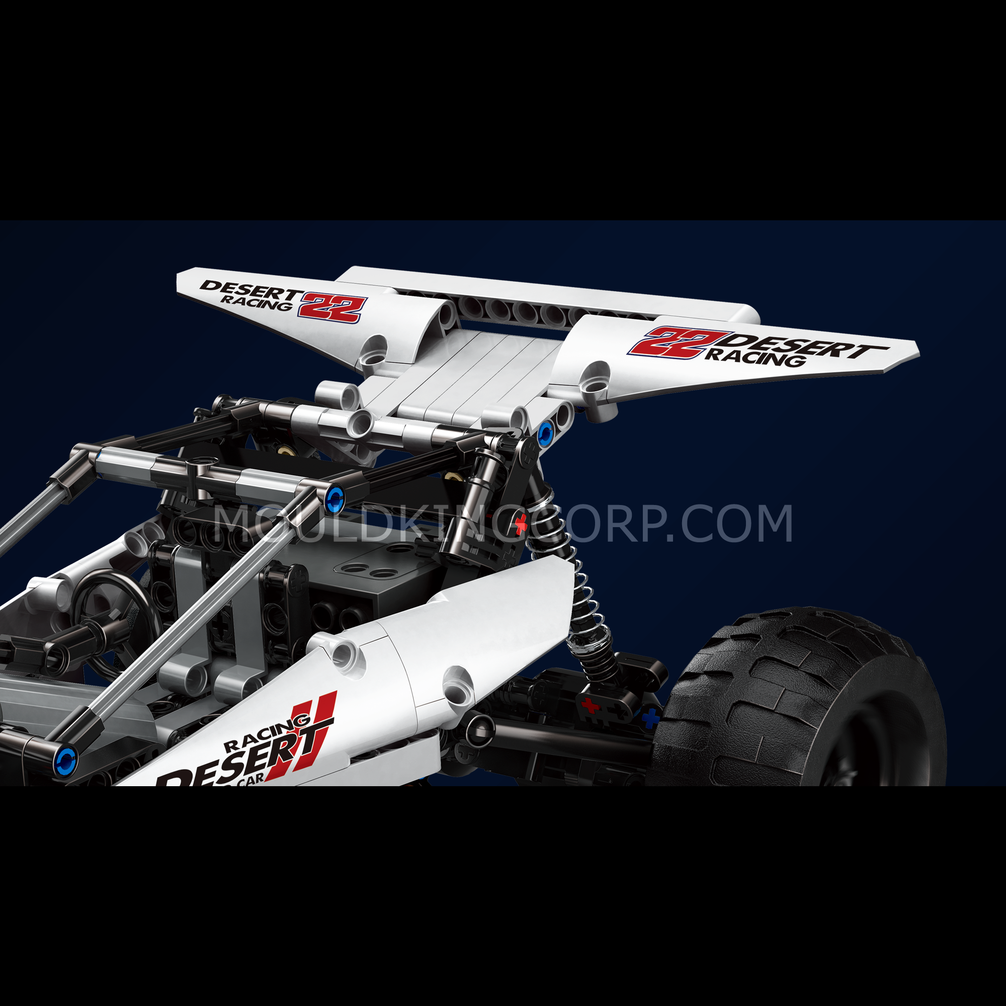 MOULD KING 18001 Desert Racing Buggy Remote Control Car Building Kit - 409 PCS STEM Toy for Kids & Adults | Perfect for Indoor Play, Outdoor Adventures & RC Car Racing Enthusiasts