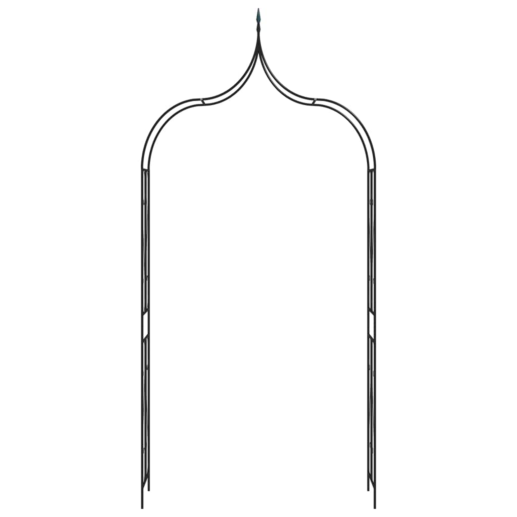 FAMIROSA High Wide Metal Garden Arch Arbor - Sturdy Steel Frame Trellis for Climbing Roses, Vines & Plants - Perfect for Patio, Lawn, Backyard, Wedding & Party Decor - Outdoor Gardening & Walkway Arches