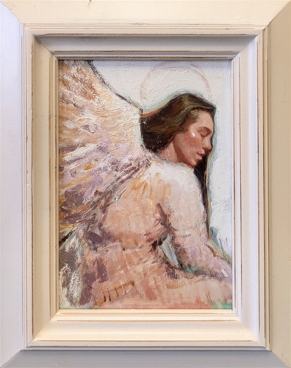 Angel Original Artwork - Handmade Wall Decor for Home, Office & Gift - Perfect for Living Room, Bedroom & Wedding Decorations