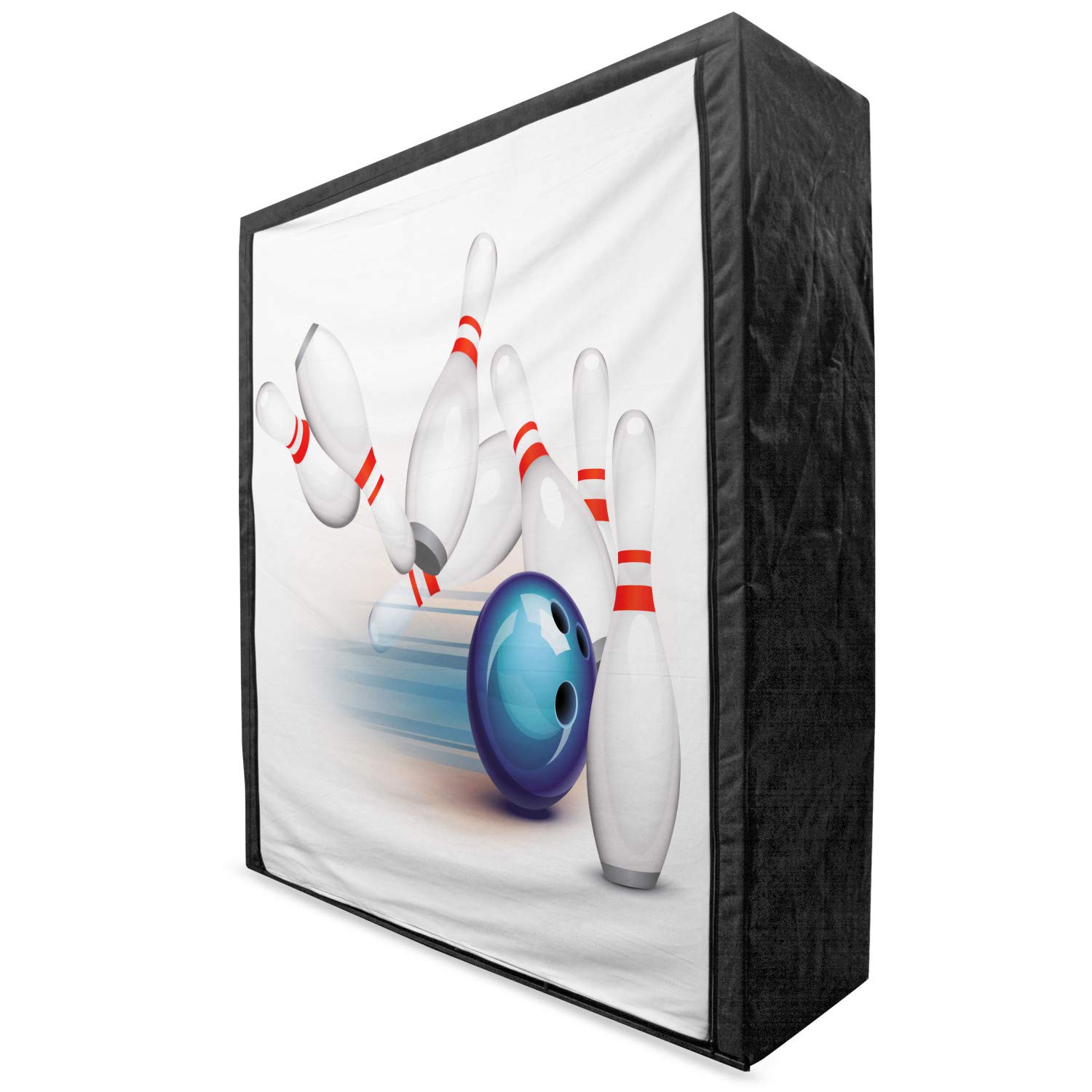 Ambesonne Bowling Party Portable Fabric Wardrobe - 59