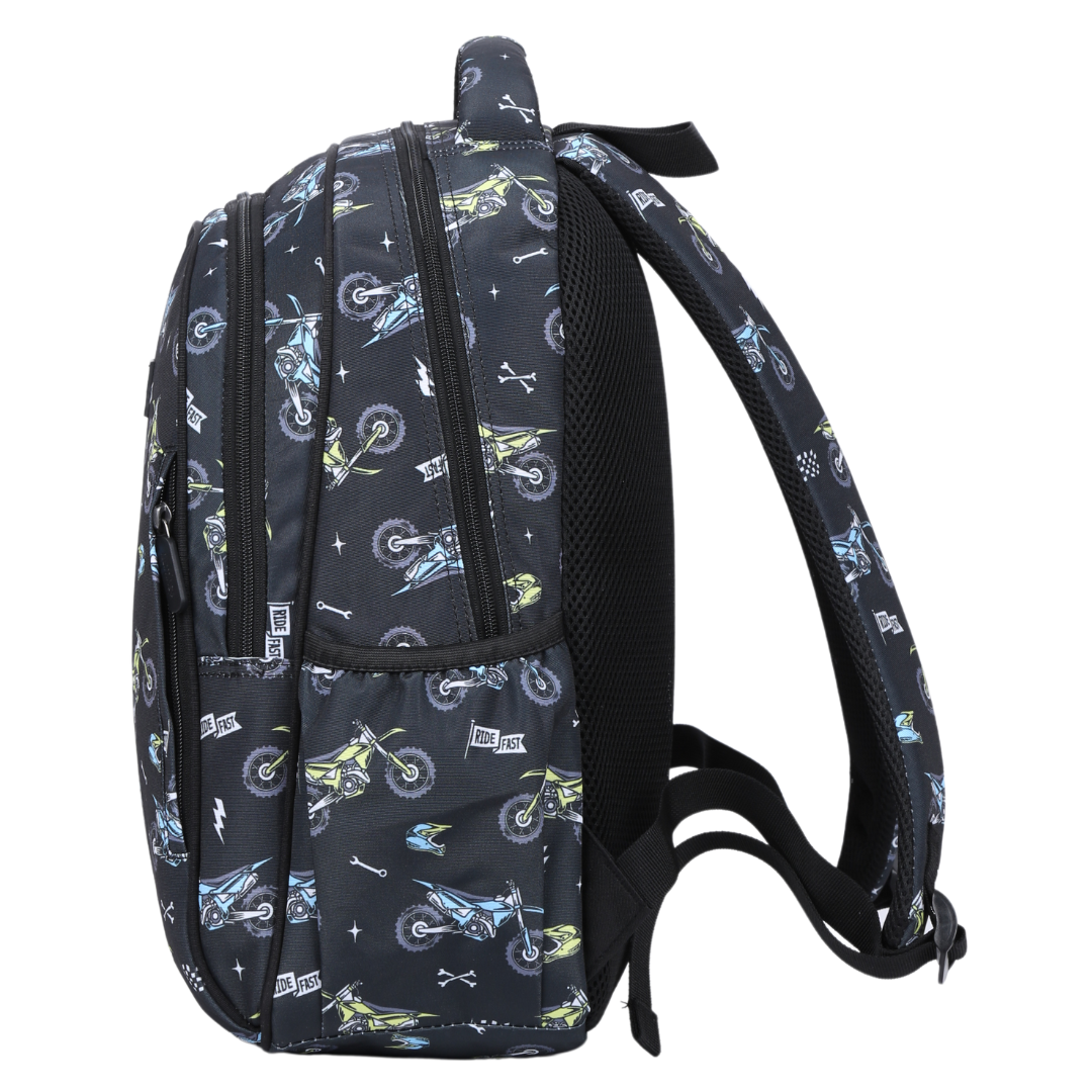 Best Kids Motorcross Backpack for Boys & Girls - Durable Midsize School & Sports Bag for Biking, Hiking & Outdoor Adventures