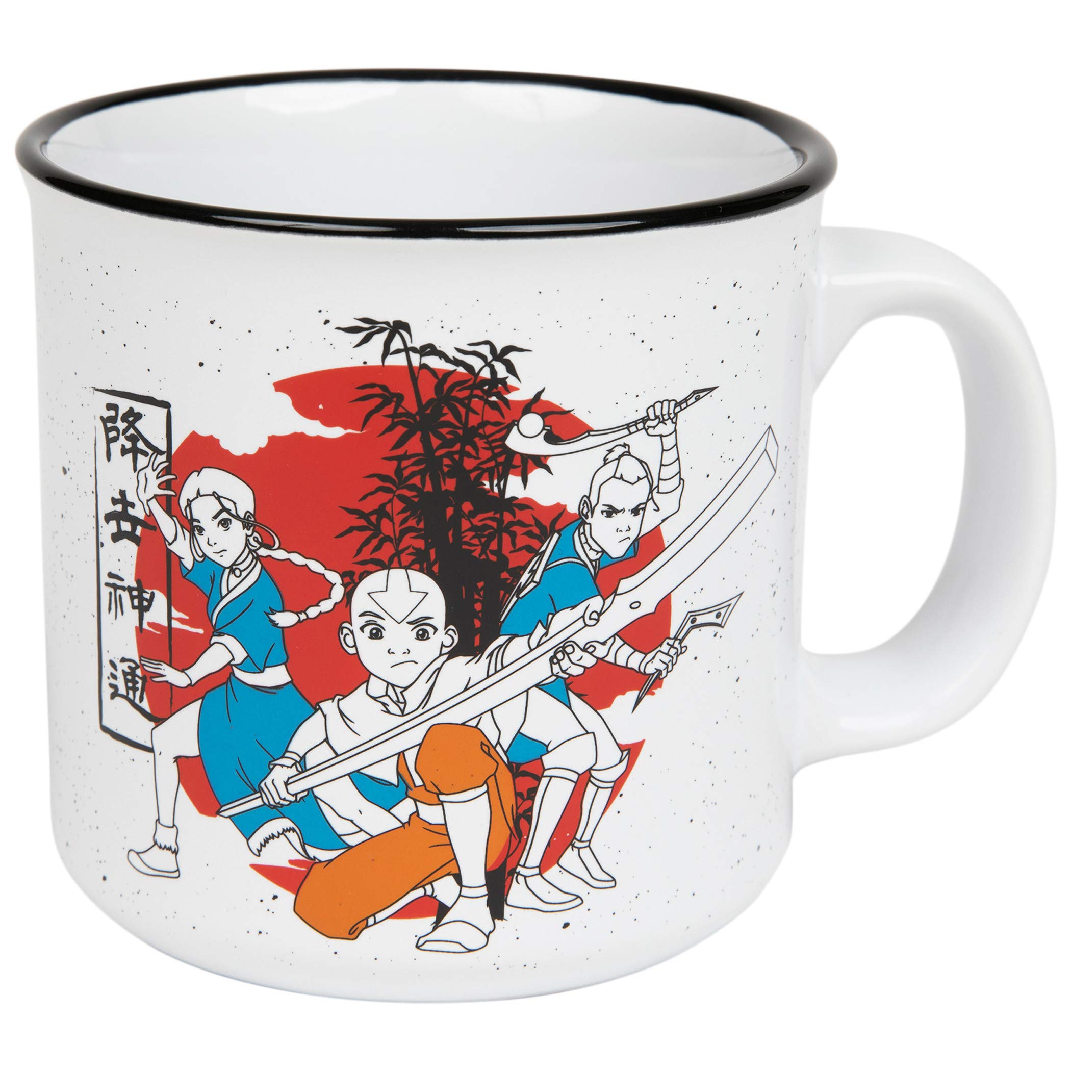 Avatar The Last Airbender 20oz Ceramic Camping Mug - Perfect for Outdoor Adventures, Travel & Gift Giving