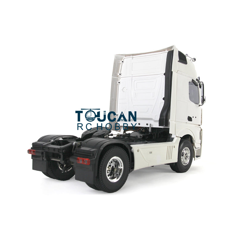 1:14 Scale DIY RC Tractor Kit with 2 Axles & Motor - Radio Controlled Truck Trailer Vehicle Model - US Stock - Perfect for Hobbyists, Collectors & STEM Education