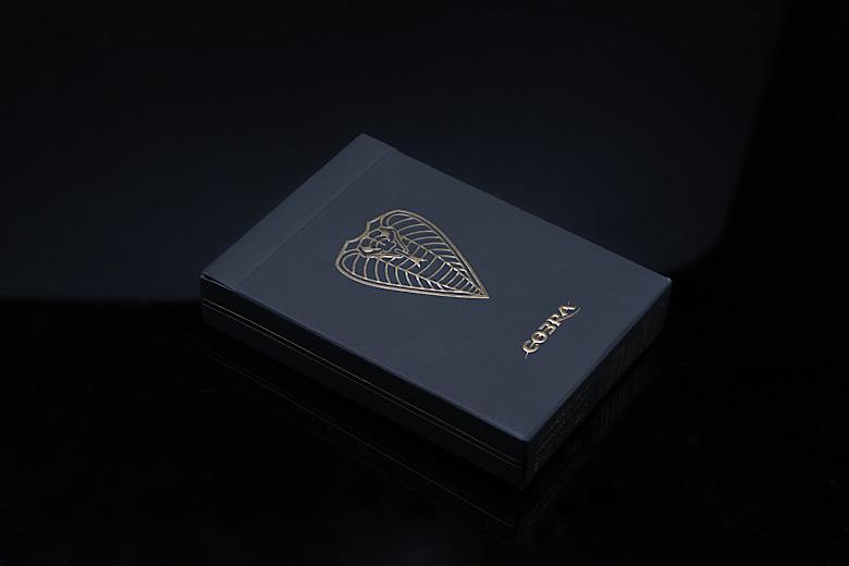 Premium COBRA Black Edition Playing Cards - High-Quality Poker Cards for Magic Tricks, Cardistry & Casino Games - Perfect for Professional Magicians & Card Players