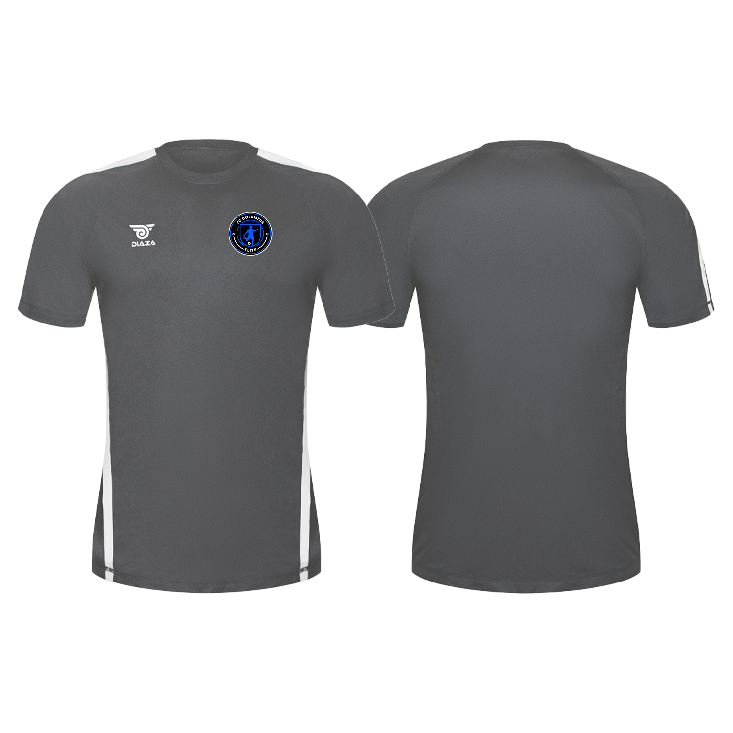 FC Columbus City Training Jersey - Grey & White Soccer Shirt for Men - Perfect for Soccer Practice, Training, and Fan Support