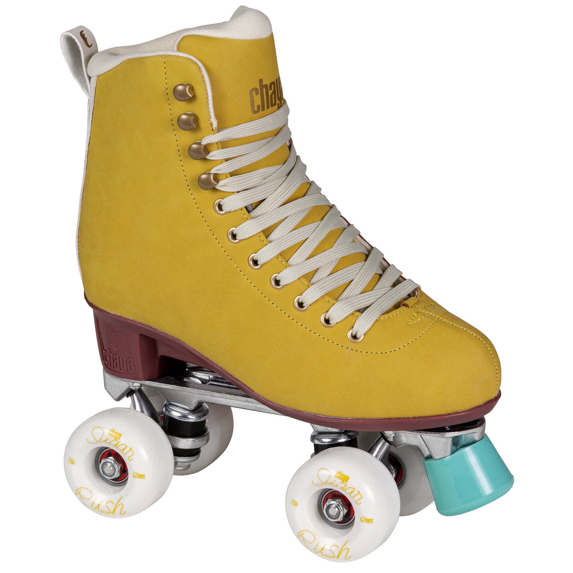 Chaya Melrose Deluxe Amber Roller Skates for Women - Premium Outdoor & Indoor Quad Roller Skates with Comfortable Padding - Perfect for Rink, Park, Street Skating and Fitness