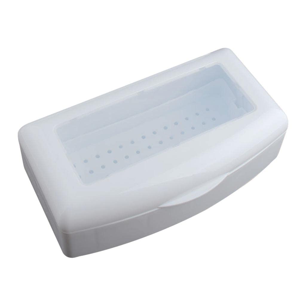 Professional Nail Art Tool Clean Sterilizer Box - UV Sanitizer & Storage Organizer Case for Manicure Tools - Perfect for Salon, Home & Travel Use