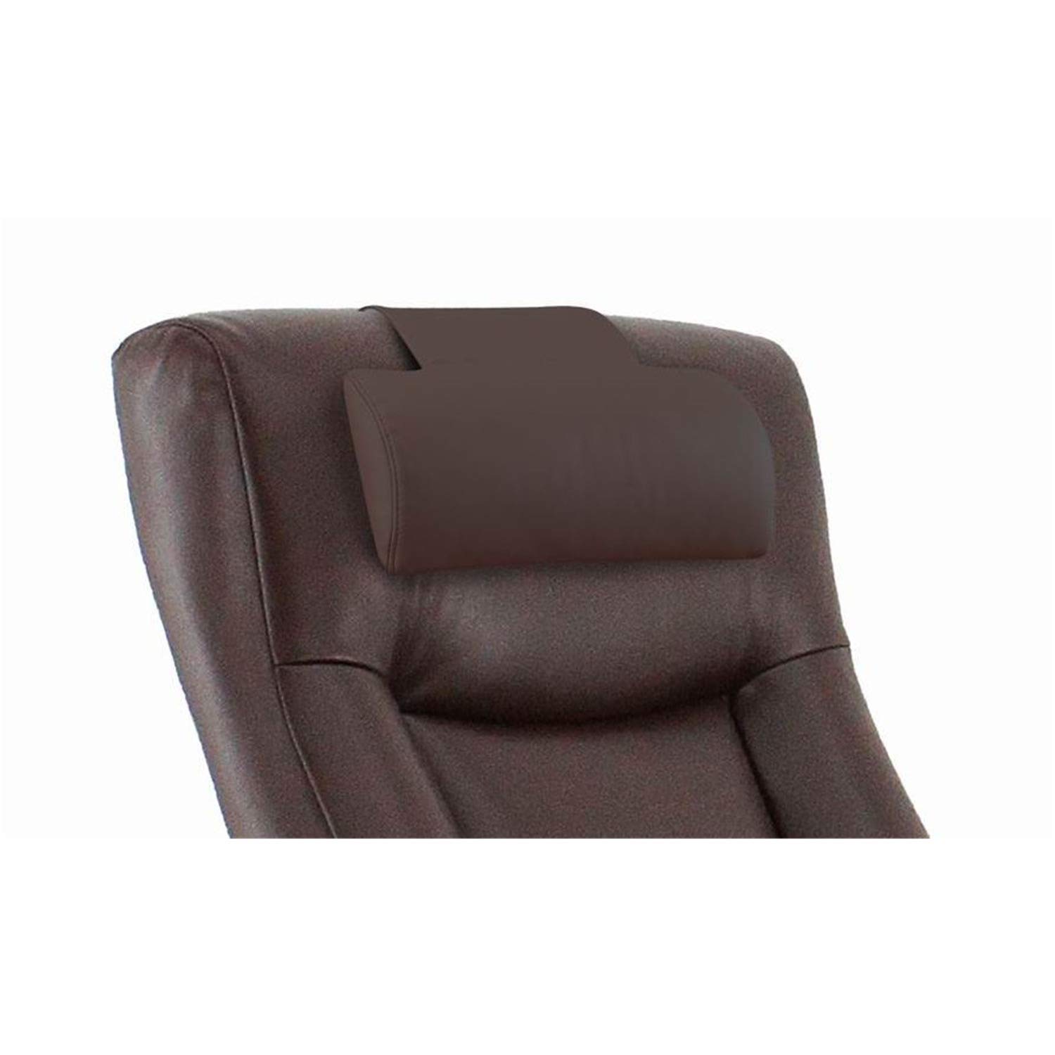 Progressive Furniture Relax-R™ Cervical Pillow - Whisky Air Leather - Orthopedic Neck Support for Pain Relief - Perfect for Side Sleepers, Back Pain & Cervical Spine Alignment