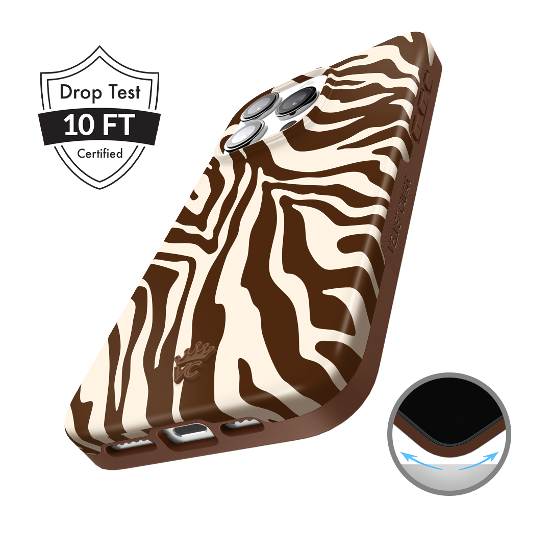 Coco Zebra Pattern iPhone Case - Stylish & Durable Protective Cover for iPhone 13/14/15 - Perfect for Everyday Use, Travel & Fashion Accessories