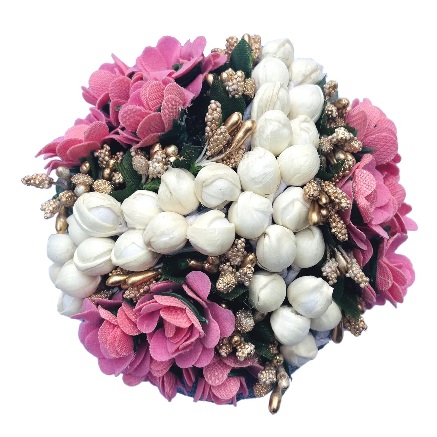 GuruEmbellish Artificial Flower Juda Bridal Gajra Bun Hair Accessories for Women & Girls - Perfect for Weddings, Parties & Festive Occasions