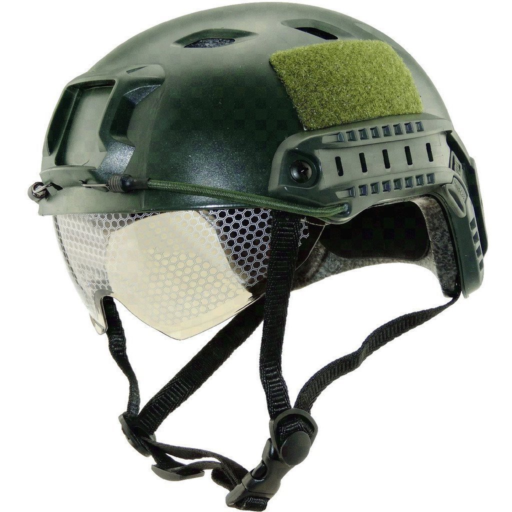 iMeshbean® Airsoft SWAT Tactical Helmet with Protective Goggles - Military Style Combat Helmet for Airsoft, Paintball, and Outdoor Training - Lightweight & Adjustable for Maximum Protection