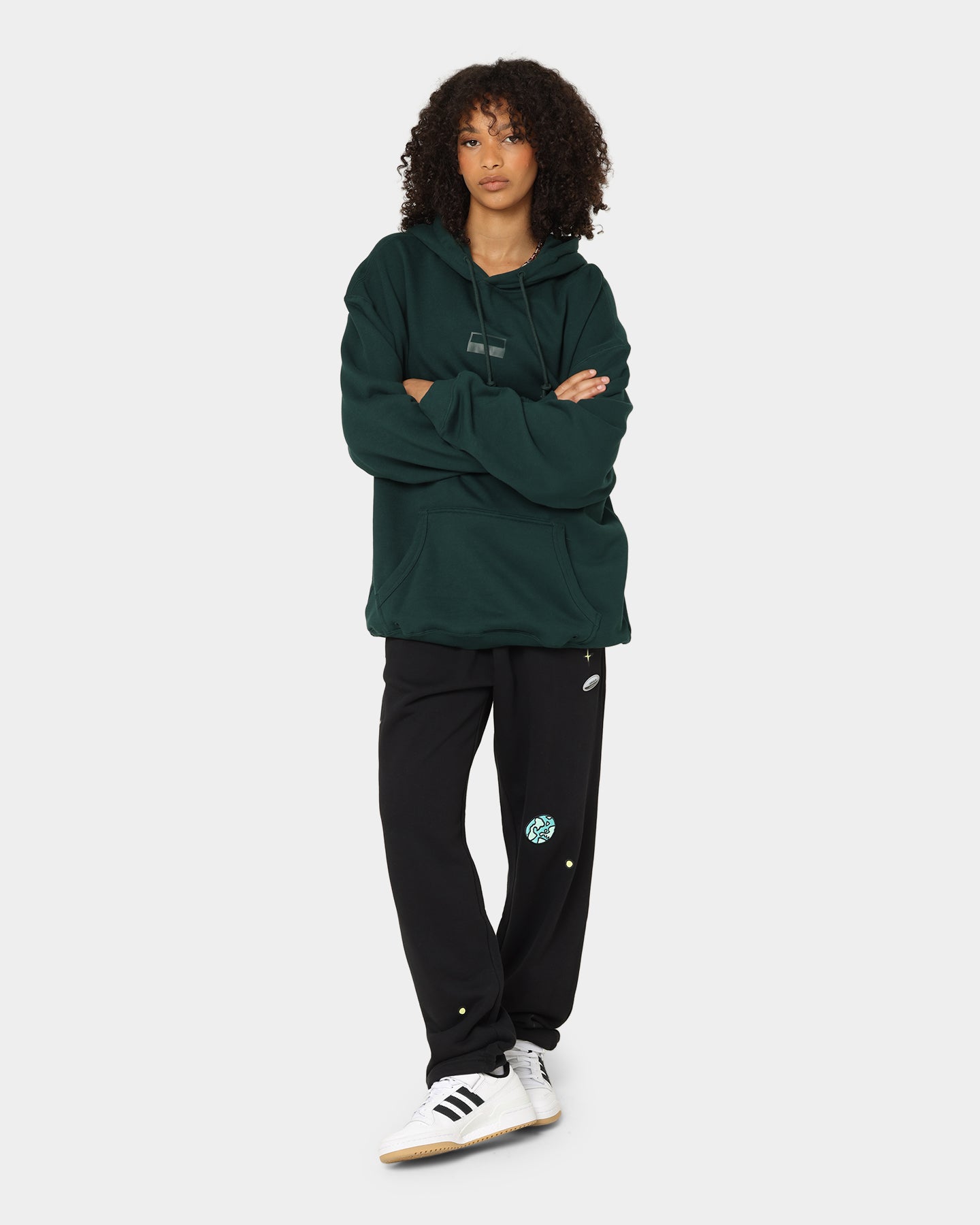 Adidas R.Y.V. Logo Hoodie for Men & Women - Green Night Color Pullover Sweatshirt - Casual Streetwear for Gym, Running & Everyday Wear