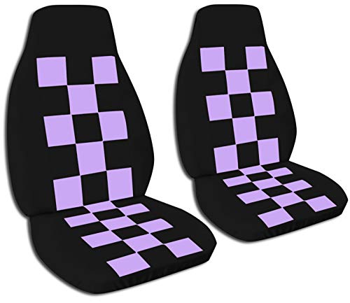 Black and Violet Checkers