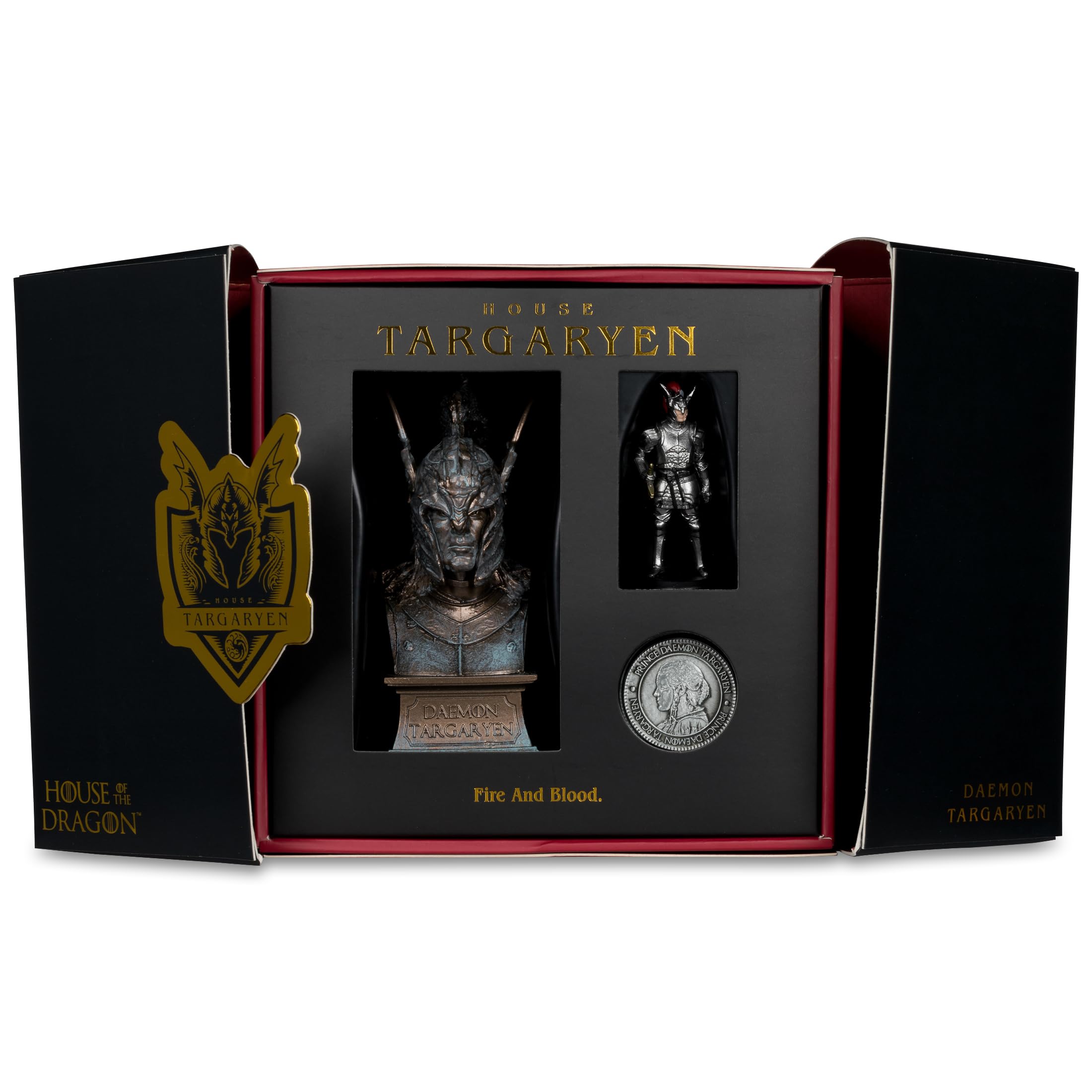 McFarlane Toys House of The Dragon Daemon Targaryen Collector Box - Premium Action Figure for Game of Thrones Fans, Gift for Collectors - Perfect for Display, Role Play, and Themed Decor
