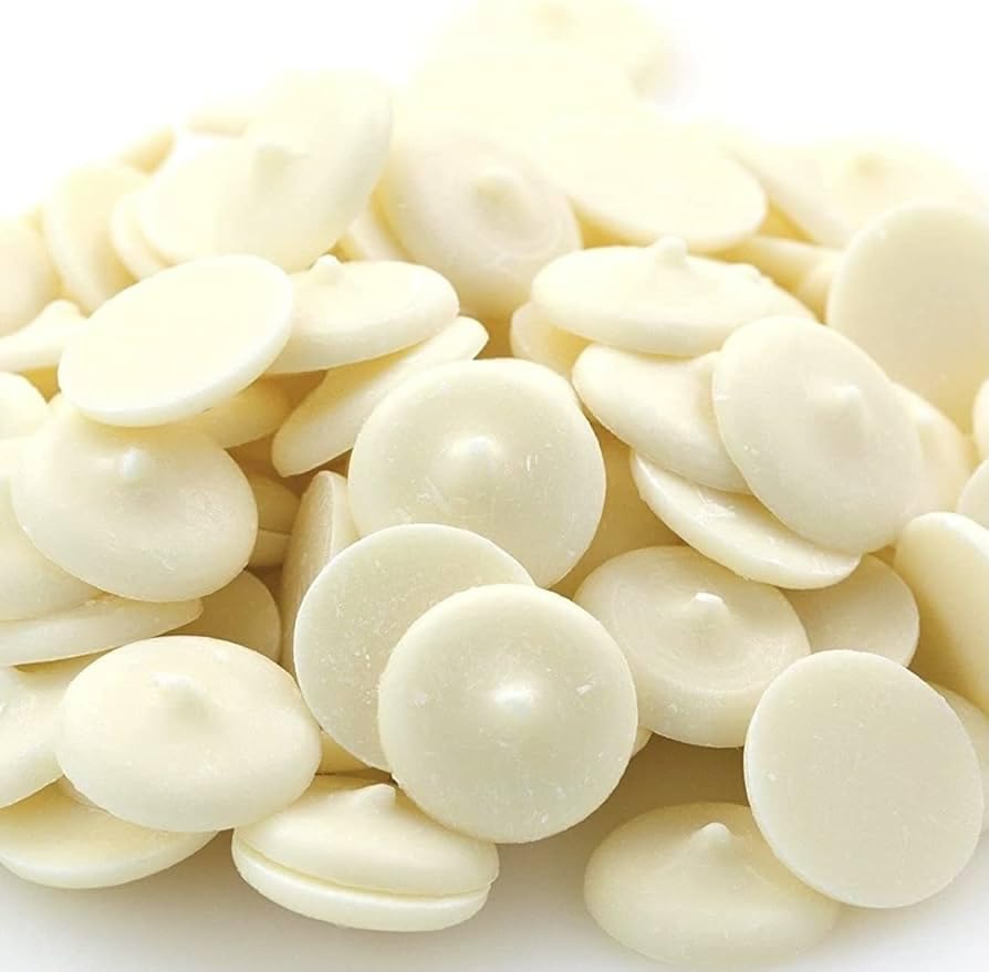 Premium Merckens White Chocolate Melts - 5 Pound Bulk (80 oz) - High-Quality Melting Wafers for Baking, Cake Pops, Chocolate Fountain & Desserts - Resealable Bag for Freshness - Perfect for Home Bakers, Candy Making & Professional Chefs - Ideal for Parties, Weddings & Holiday Treats