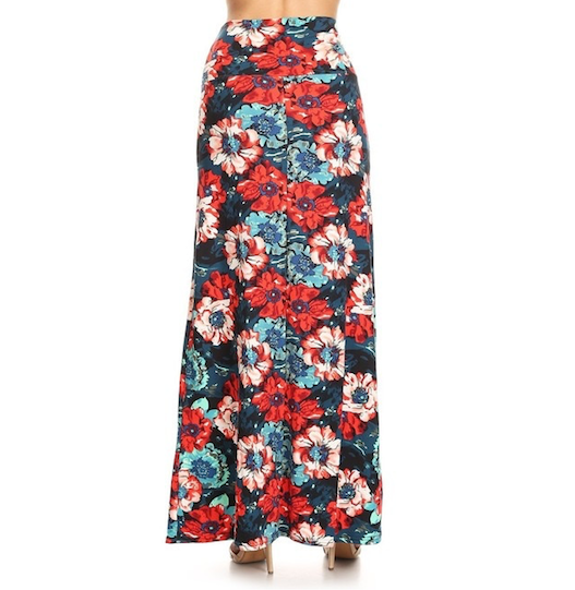 Selena MAXI SKIRT for Women - Flowy Long Skirt with High Waist & Side Slit - Perfect for Summer, Beach, Parties & Casual Wear