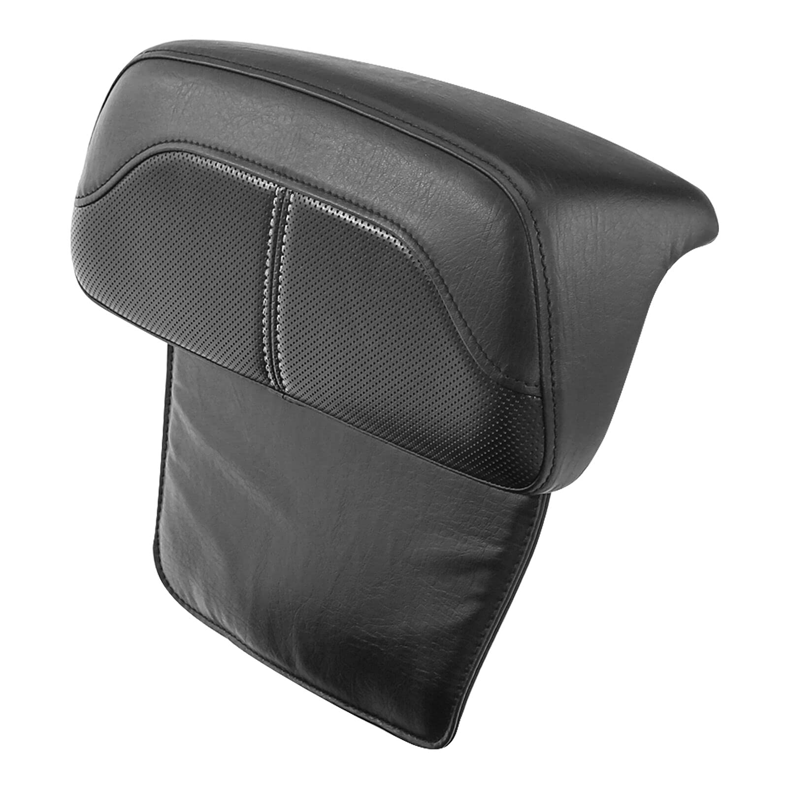 TCMT Razor Chopped Tour Pack Backrest Pad for Harley Touring 2014-2023 - Compatible with Road King, Road Glide & Tri Glide Models (Style C) | Comfortable Motorcycle Seat Cushion for Long Rides & Road Trips