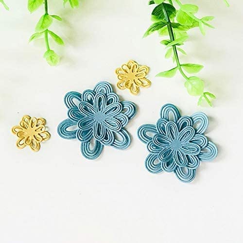 12-Piece 3D Flower Metal Cutting Dies Set for DIY Scrapbooking, Card Making, Photo Album Decoration - Perfect for Paper Crafts, Embossing & Handmade Greeting Cards (Home Crafting, Gift Wrapping, Wedding Invitations)