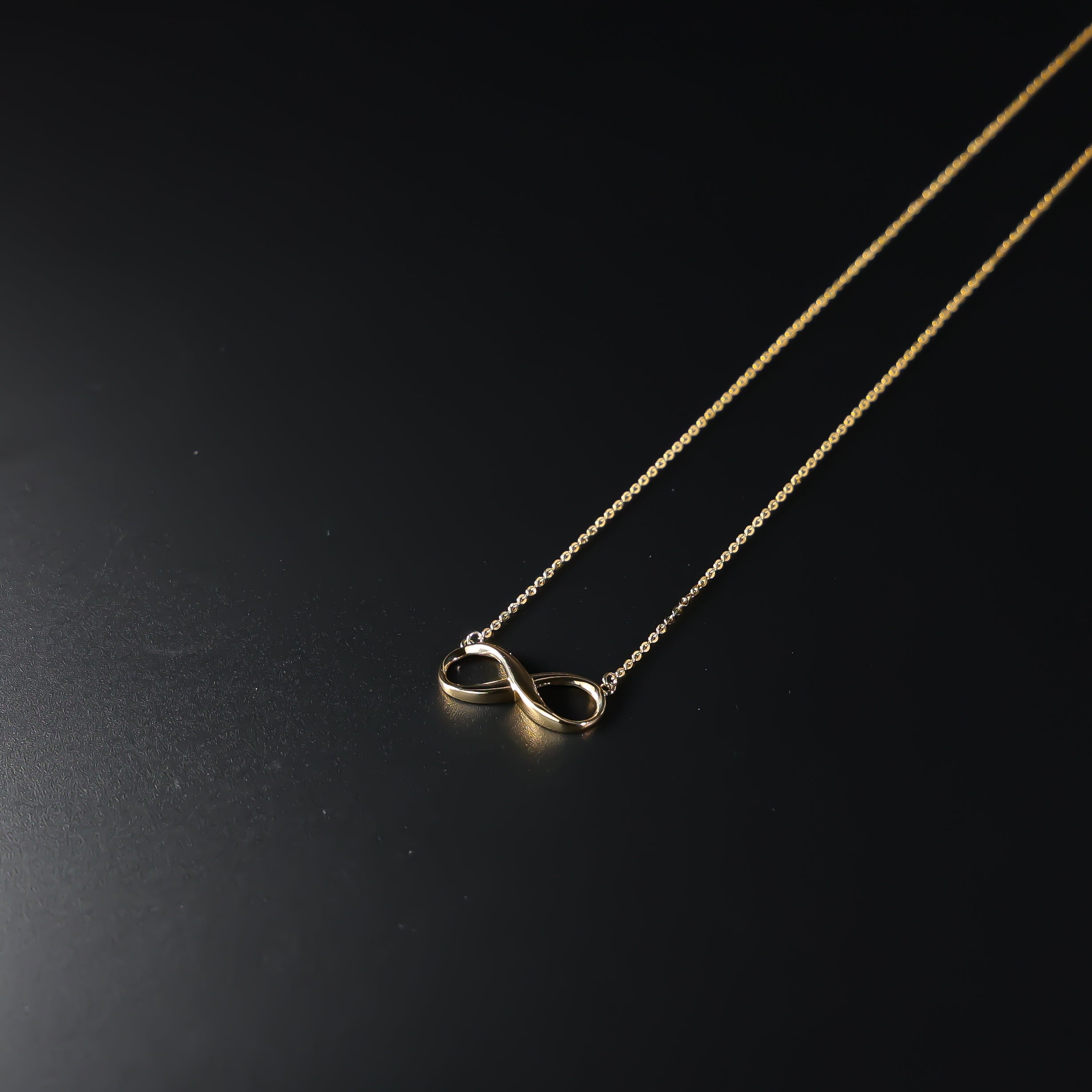 Elegant 14K Gold Infinity Necklace for Women - Model NK0211 - Perfect for Valentine's Day, Anniversary & Everyday Wear
